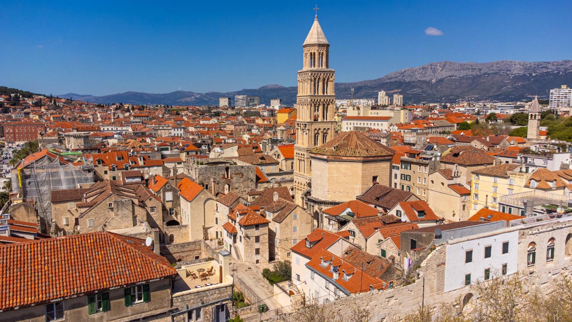 Terazza Grande In Diocletian Tower Apartment Split Ngoại thất bức ảnh