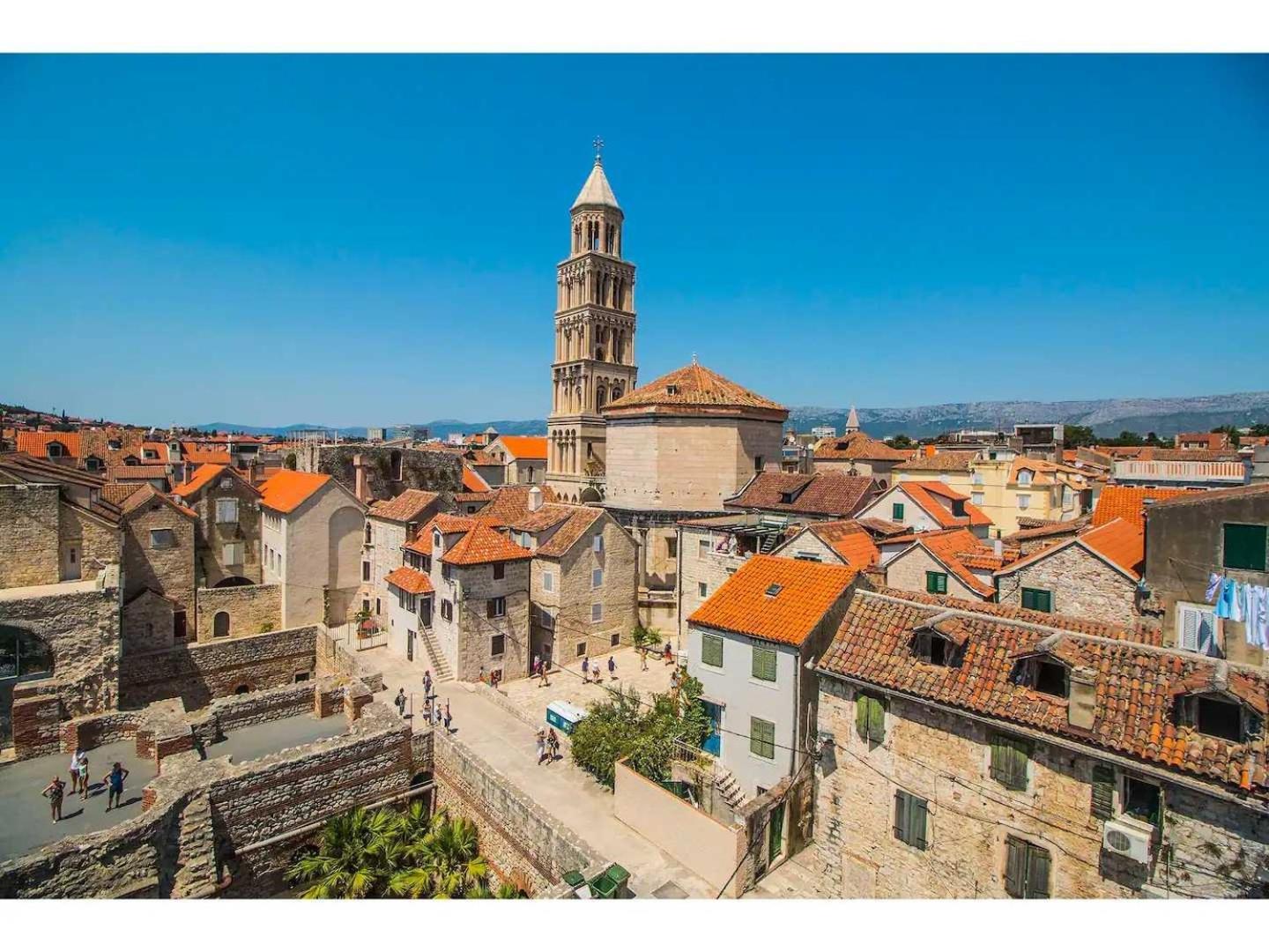 Terazza Grande In Diocletian Tower Apartment Split Ngoại thất bức ảnh