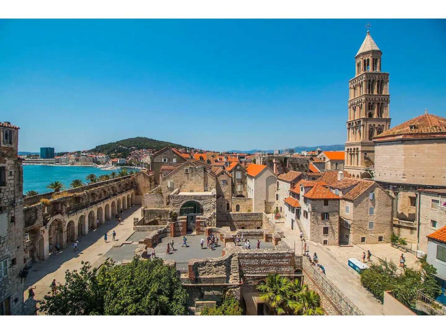 Terazza Grande In Diocletian Tower Apartment Split Ngoại thất bức ảnh